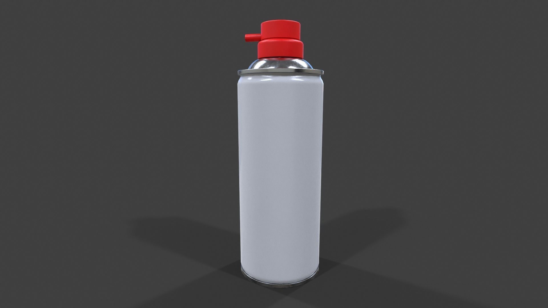 Compressed Air Can V02 - Low Poly Low-poly 3D model_6