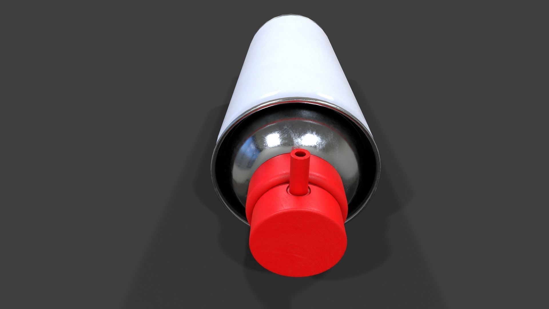 Compressed Air Can V02 - Low Poly Low-poly 3D model_18