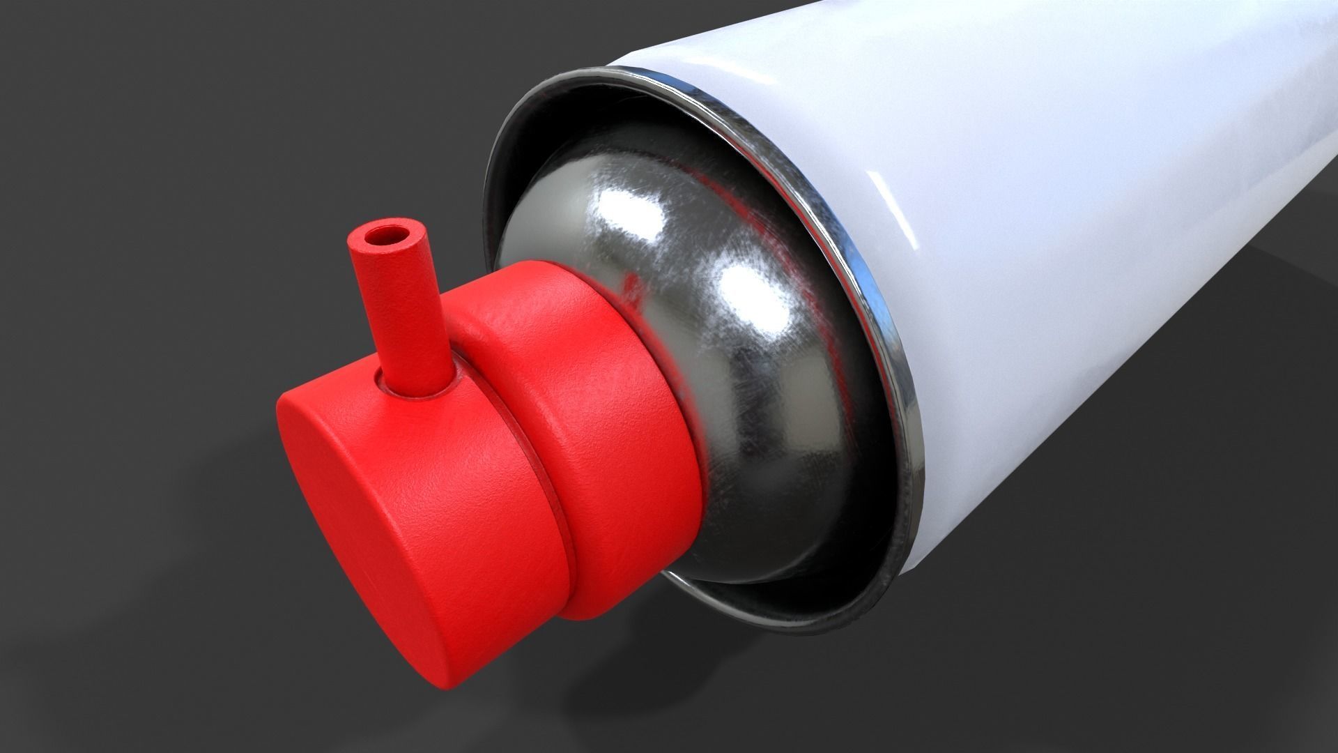 Compressed Air Can V02 - Low Poly Low-poly 3D model_24
