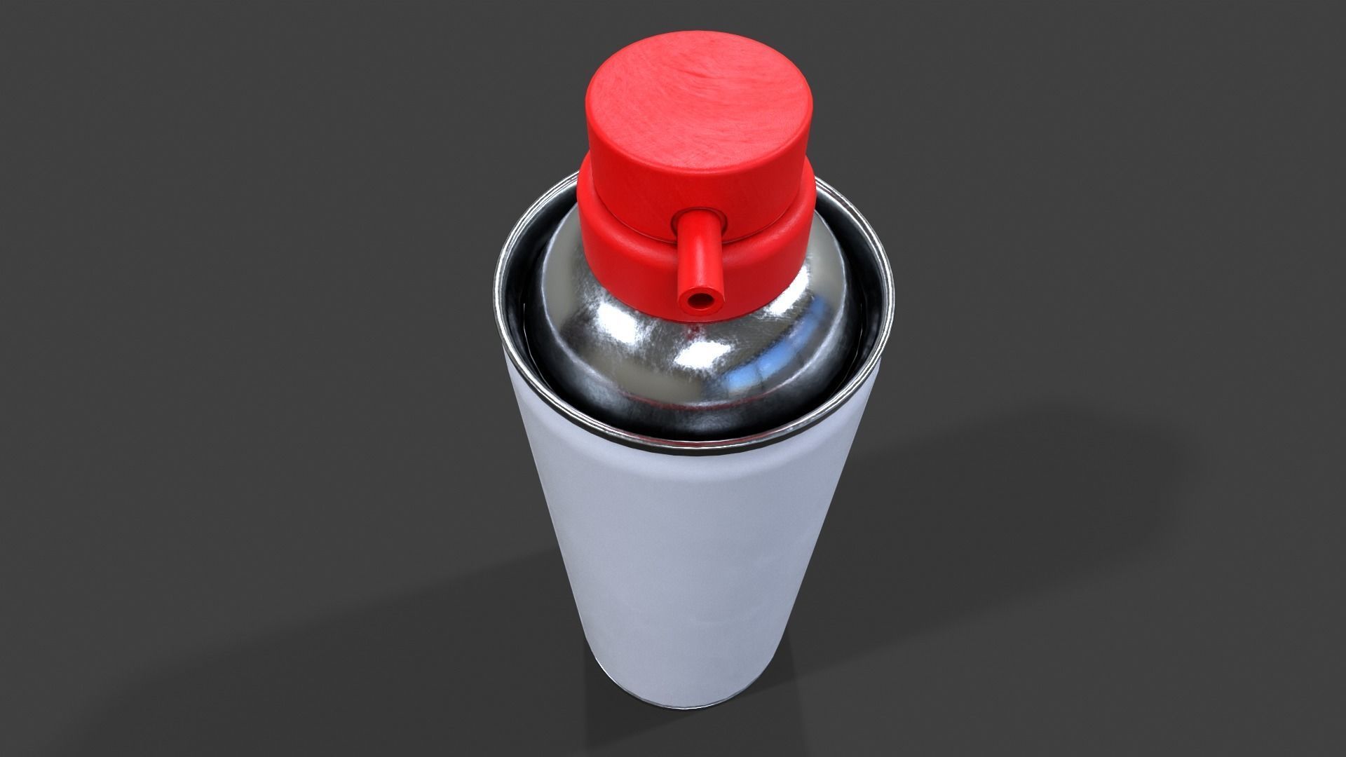 Compressed Air Can V02 - Low Poly Low-poly 3D model_10