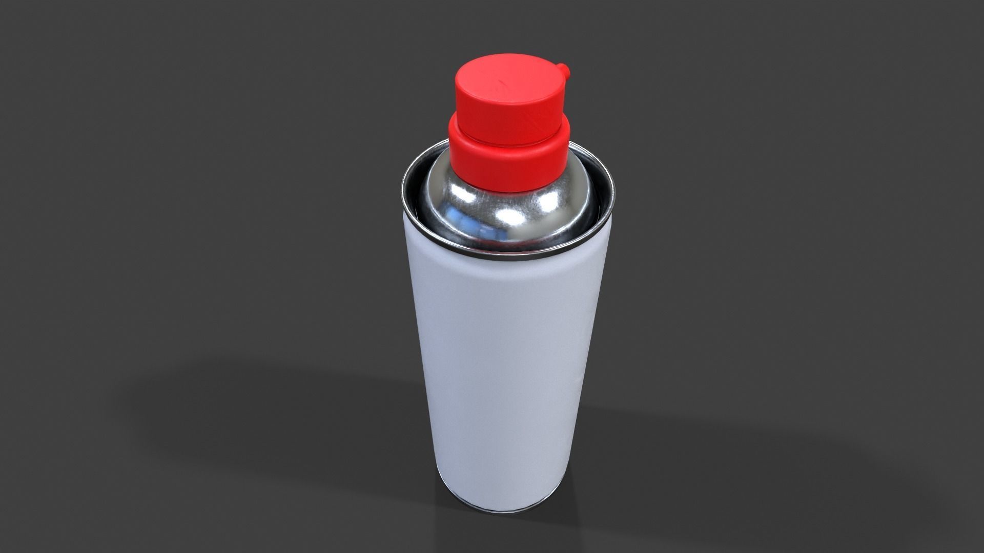 Compressed Air Can V02 - Low Poly Low-poly 3D model_4
