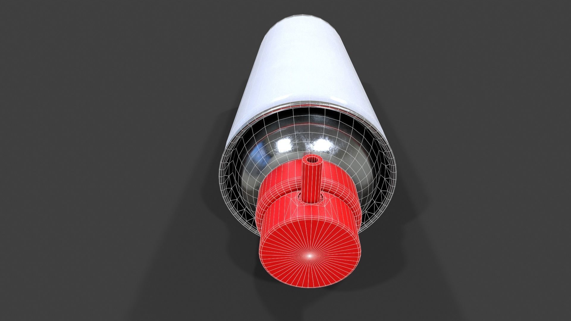 Compressed Air Can V02 - Low Poly Low-poly 3D model_19