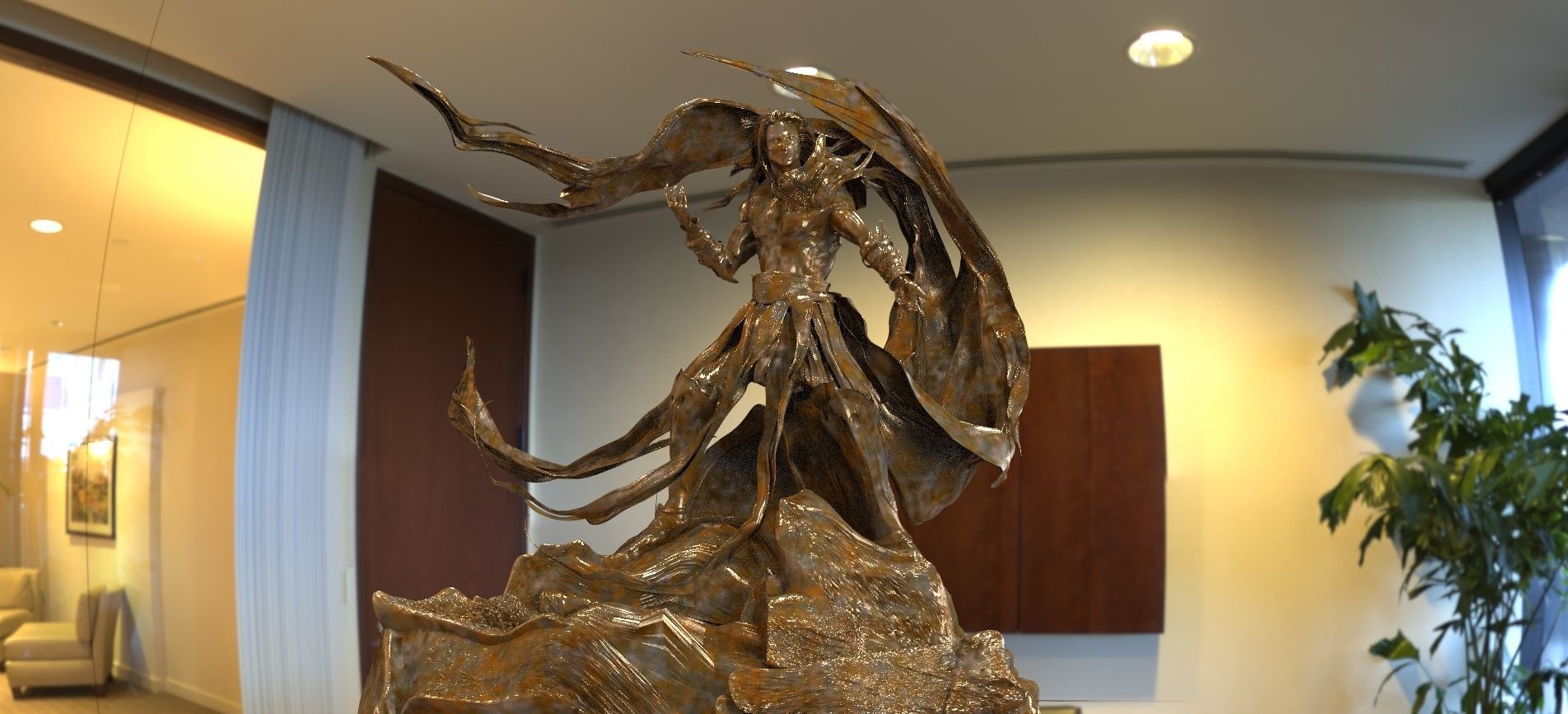 Fire Mage  3D model_1