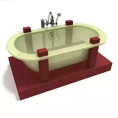 Modern Colored Bathtub