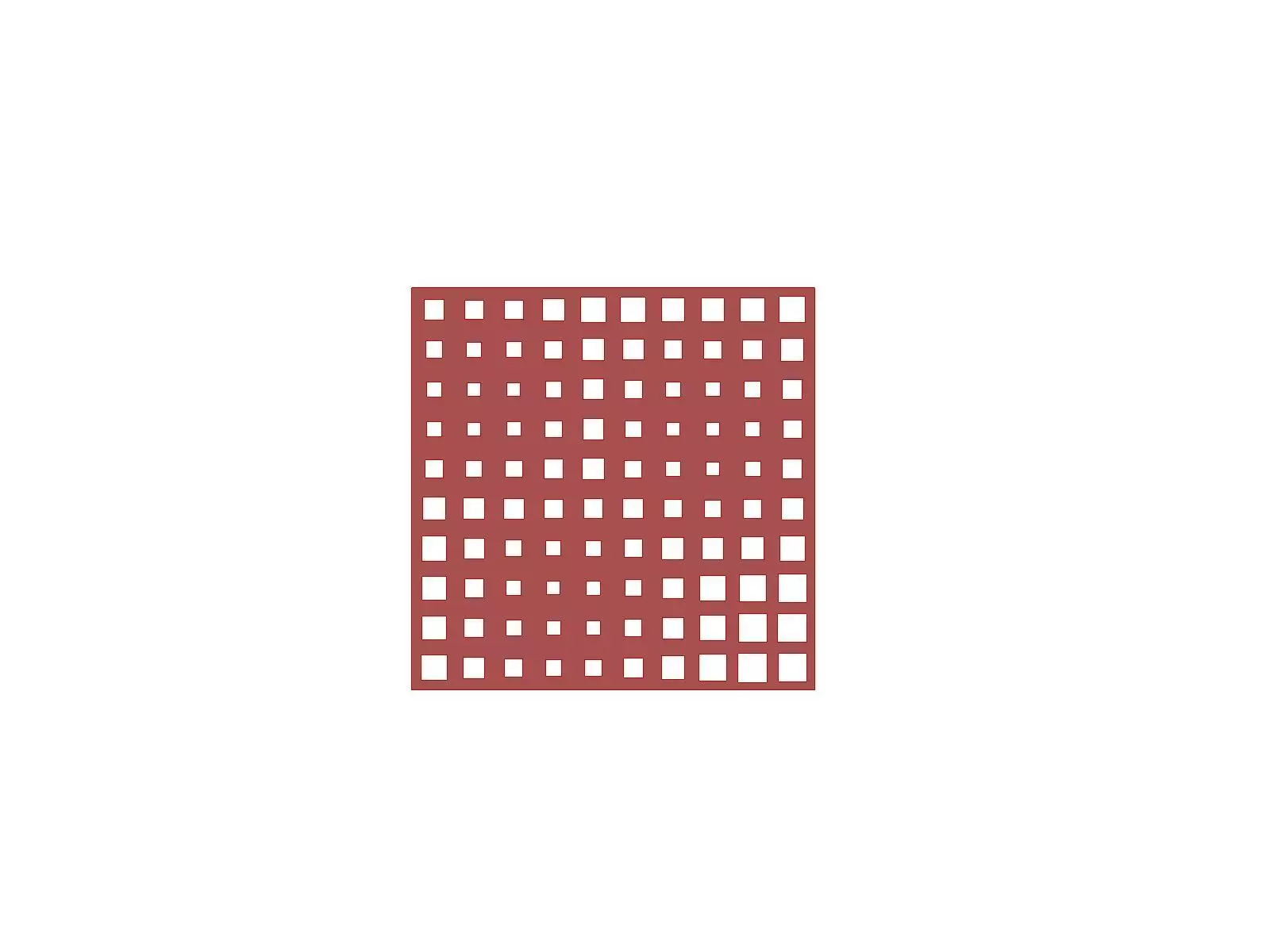 Square Perforated Wall - Parametric Grasshopper Script Free 3D model_0