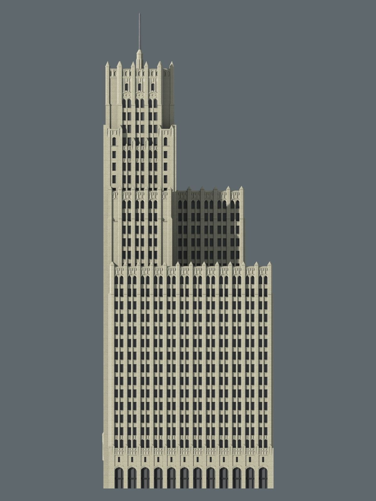 Russ Building 3D print model_4