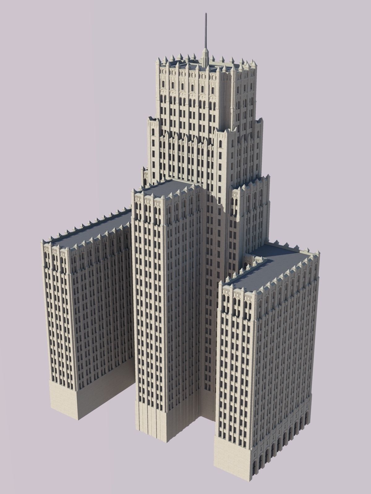 Russ Building 3D print model_2