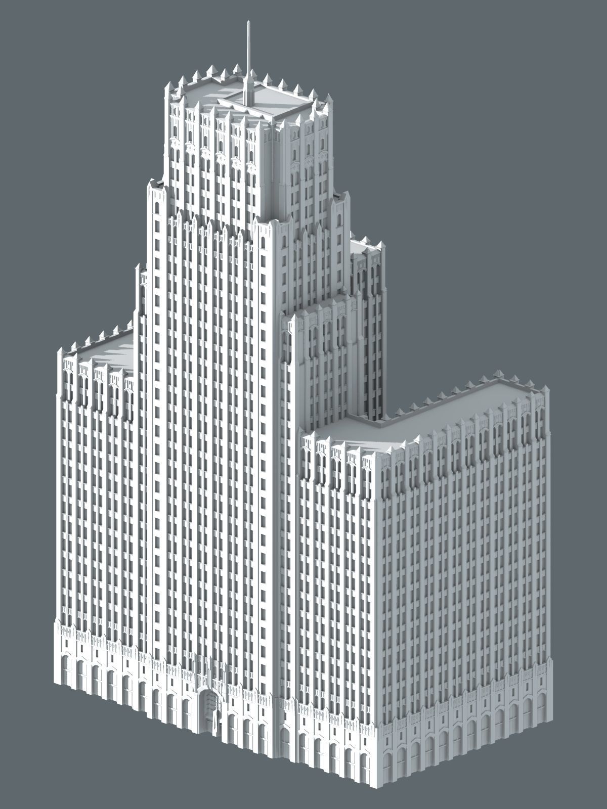 Russ Building 3D print model_5