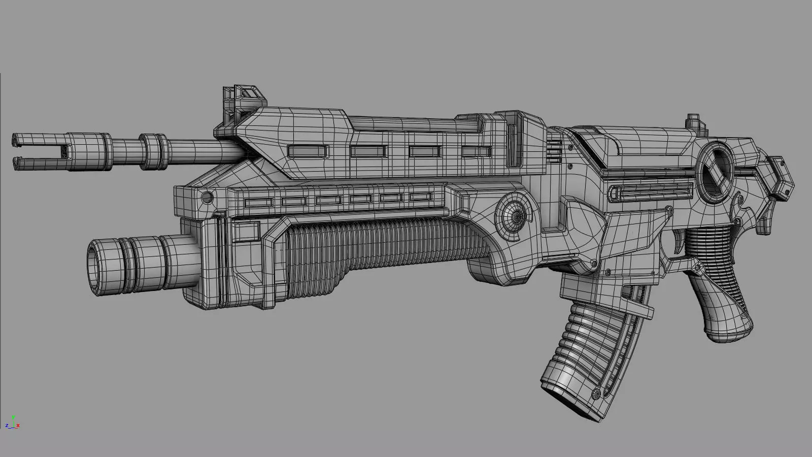 Scifi gun 3D model