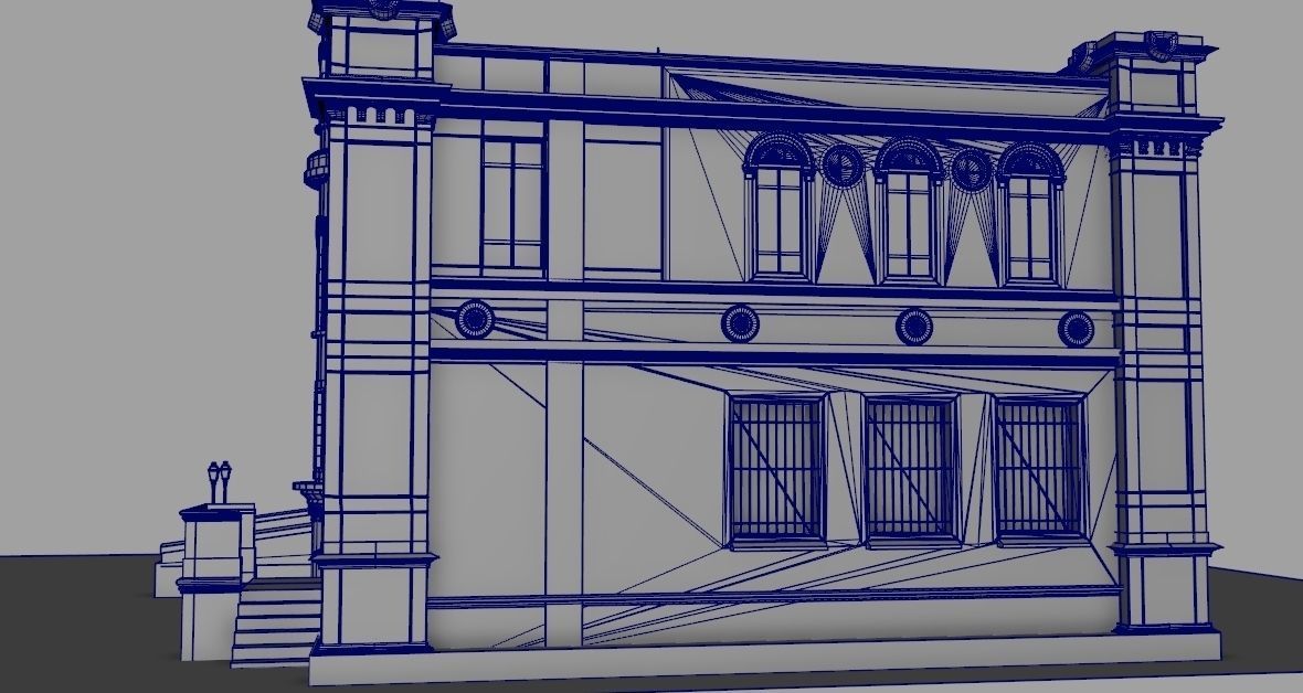 Church exterrior HIGH DETAIL 3D model_14