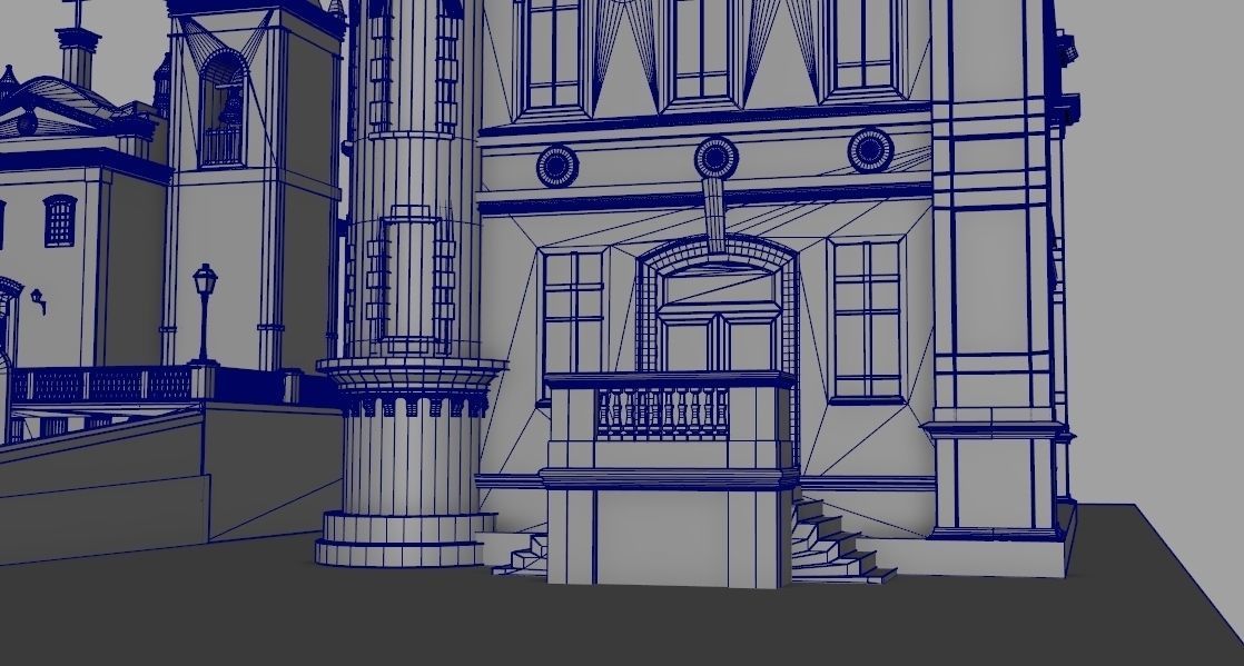 Church exterrior HIGH DETAIL 3D model_12