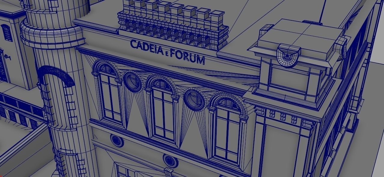 Church exterrior HIGH DETAIL 3D model_13