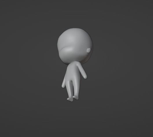 Chibi Base Model 3D model_1