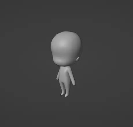 Chibi Base Model 3D model_0