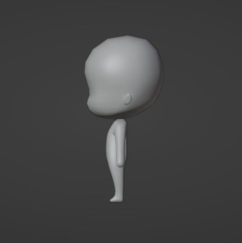 Chibi Base Model 3D model_4