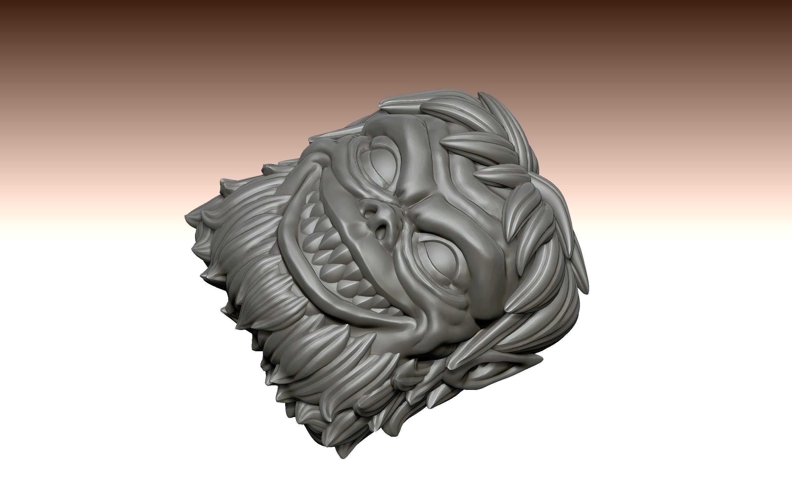 Beast Titan - Keycap 3D for mechanical keyboard - AOT SNK -  3D print model_7