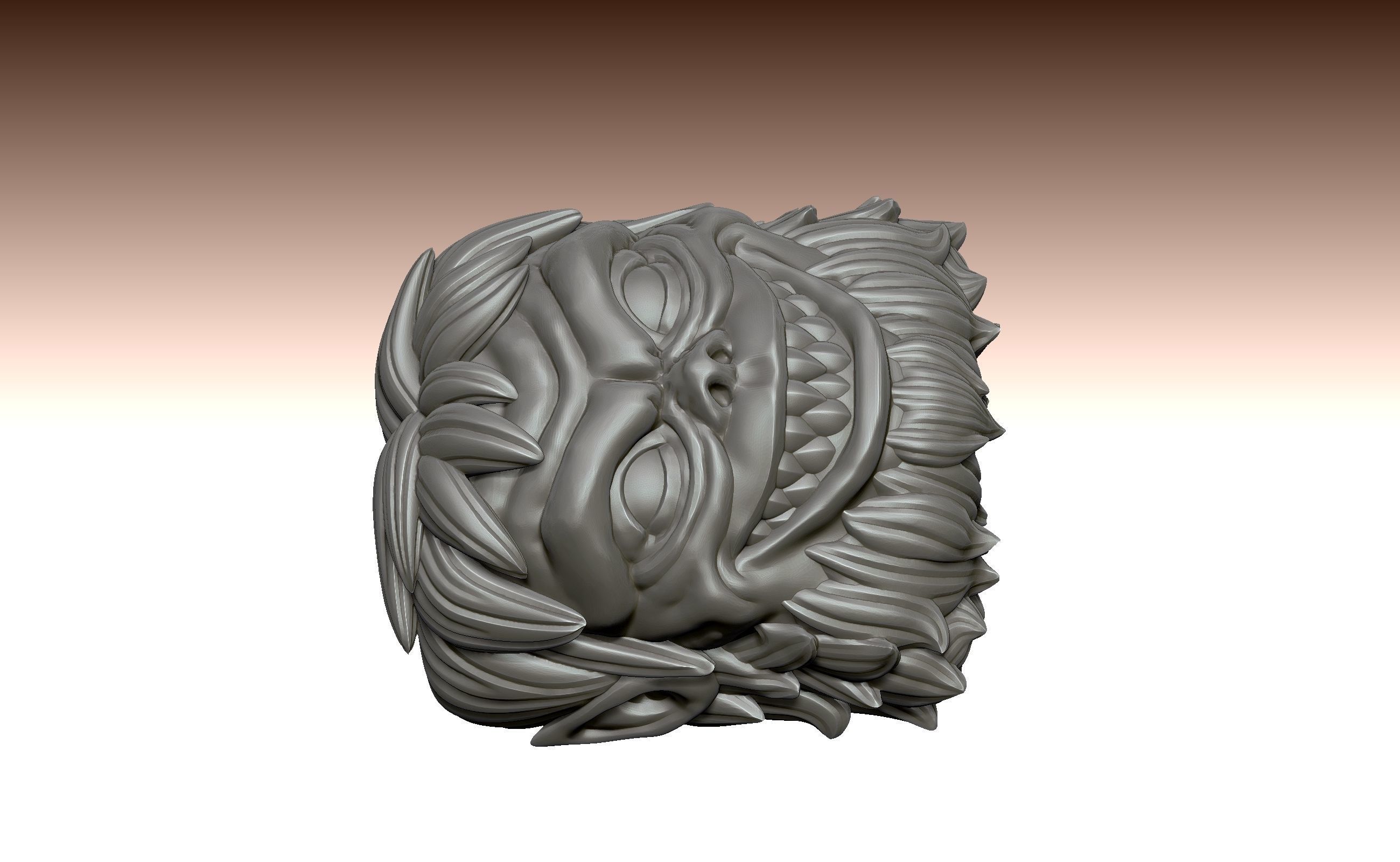 Beast Titan - Keycap 3D for mechanical keyboard - AOT SNK -  3D print model_14