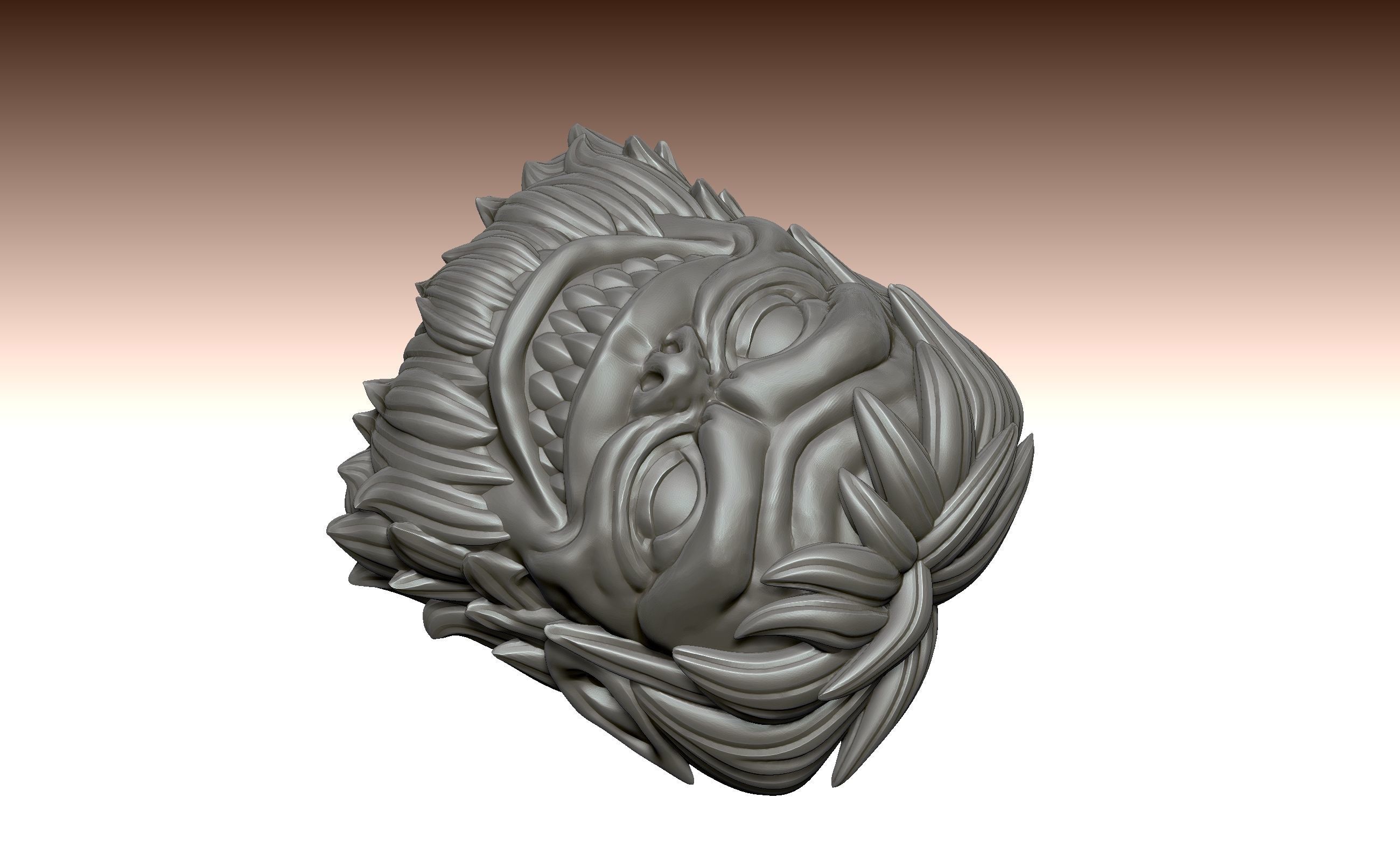 Beast Titan - Keycap 3D for mechanical keyboard - AOT SNK -  3D print model_9