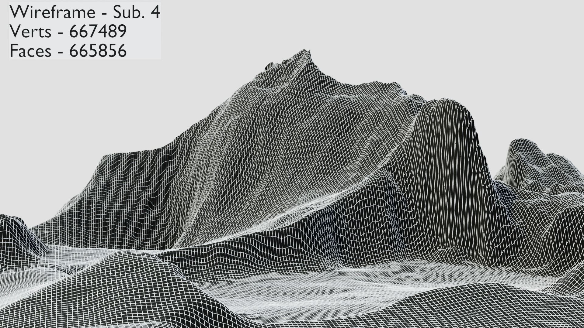 Mountain Terrain Collection 1 3D model_6