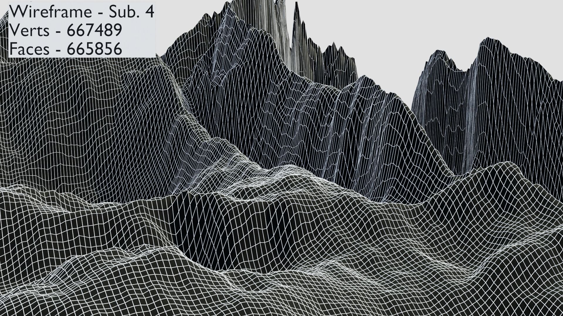 Mountain Terrain Collection 1 3D model_107