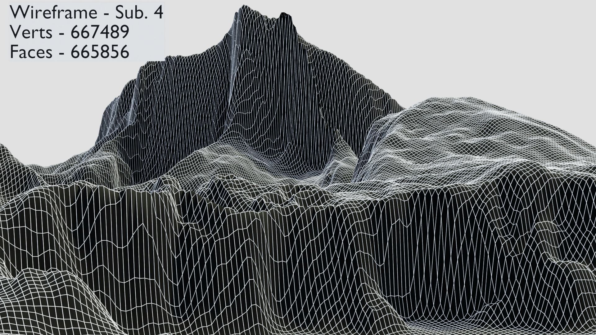 Mountain Terrain Collection 1 3D model_8