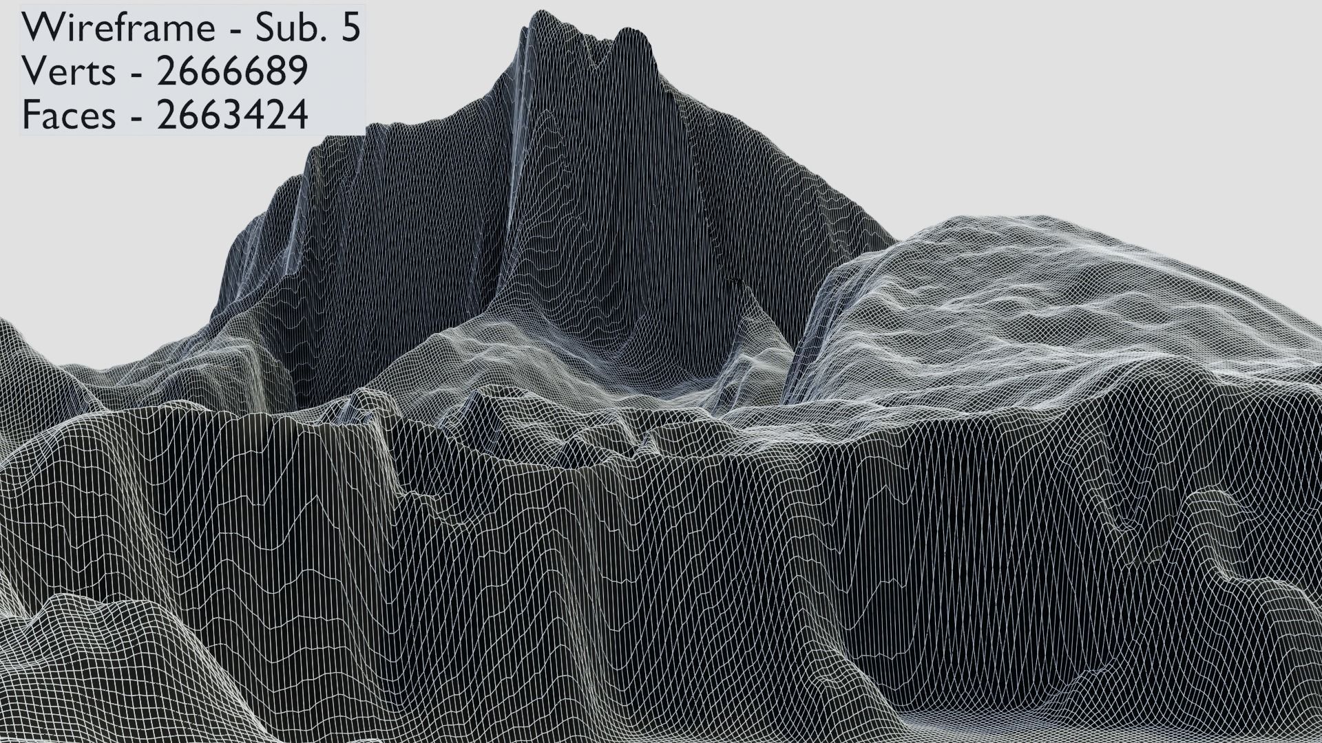 Mountain Terrain Collection 1 3D model_14