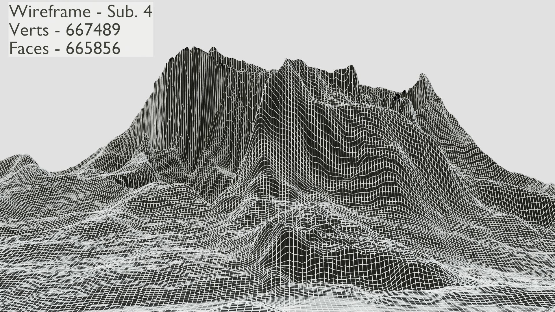 Mountain Terrain Collection 1 3D model_82