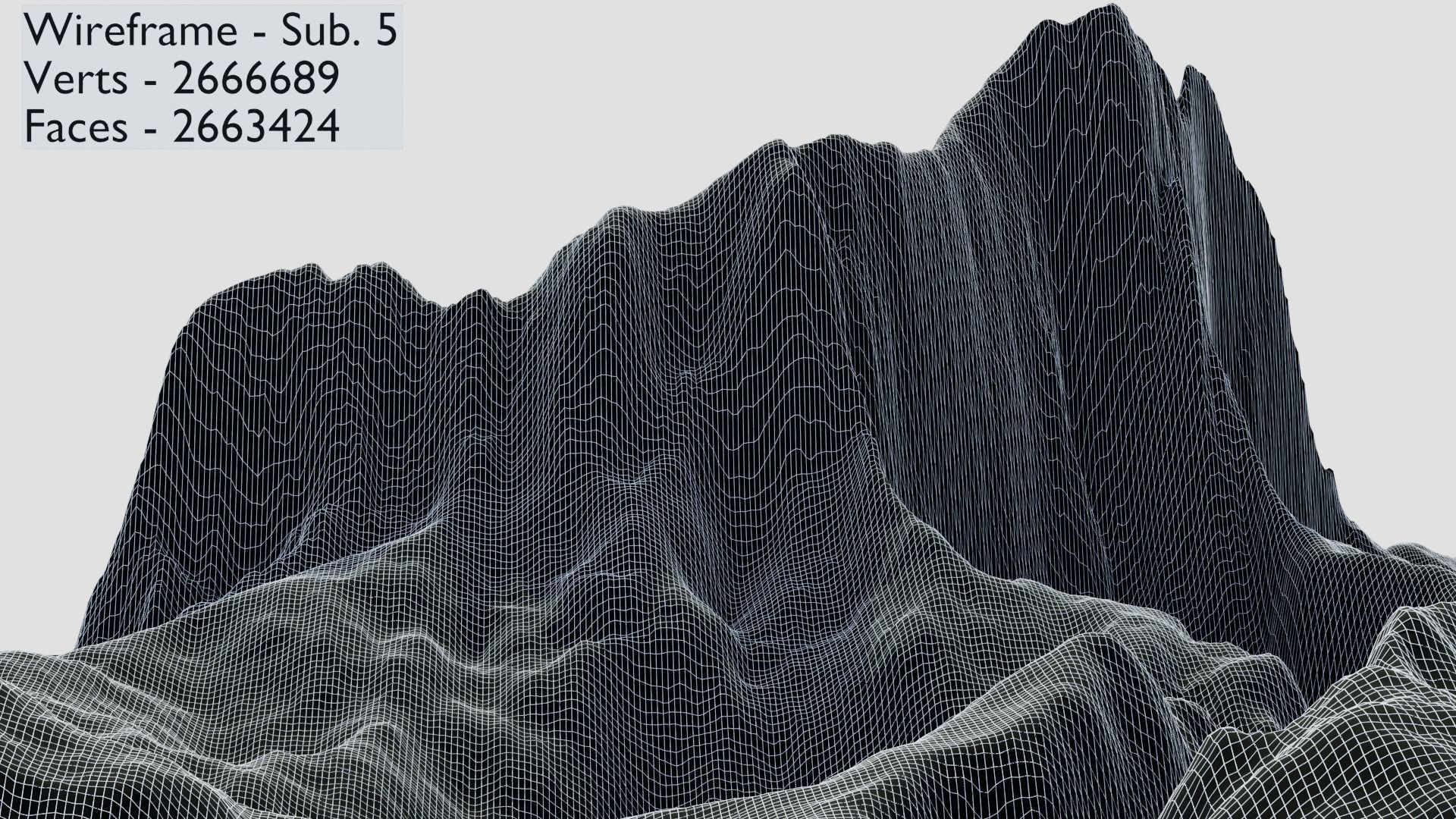 Mountain Terrain Collection 1 3D model_16