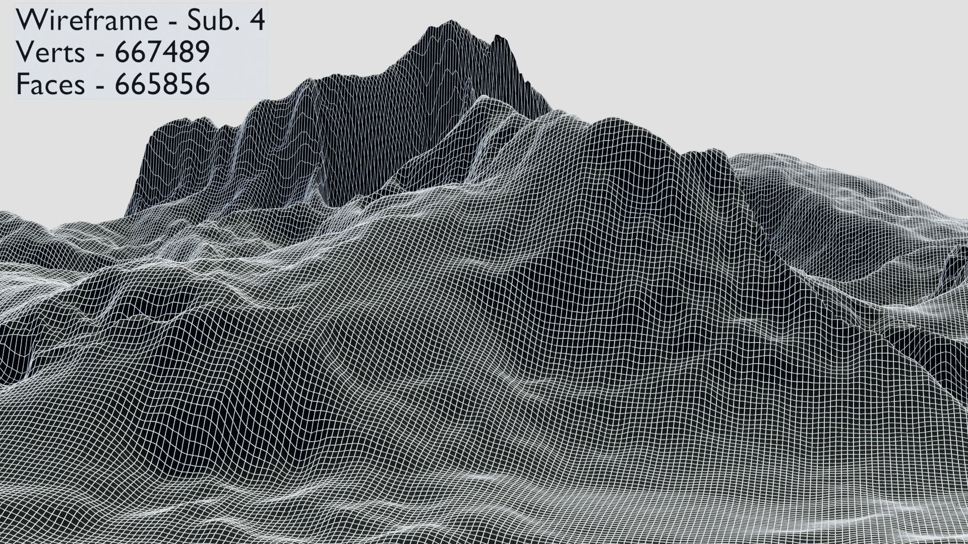 Mountain Terrain Collection 1 3D model_9