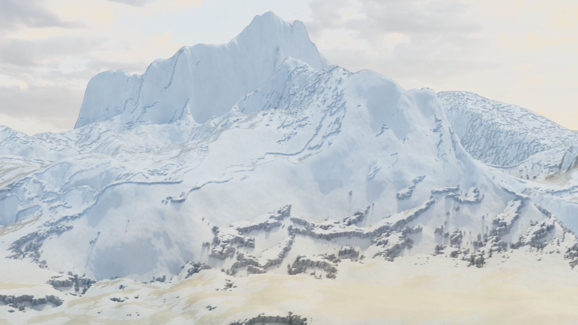 Mountain Terrain Collection 1 3D model_3