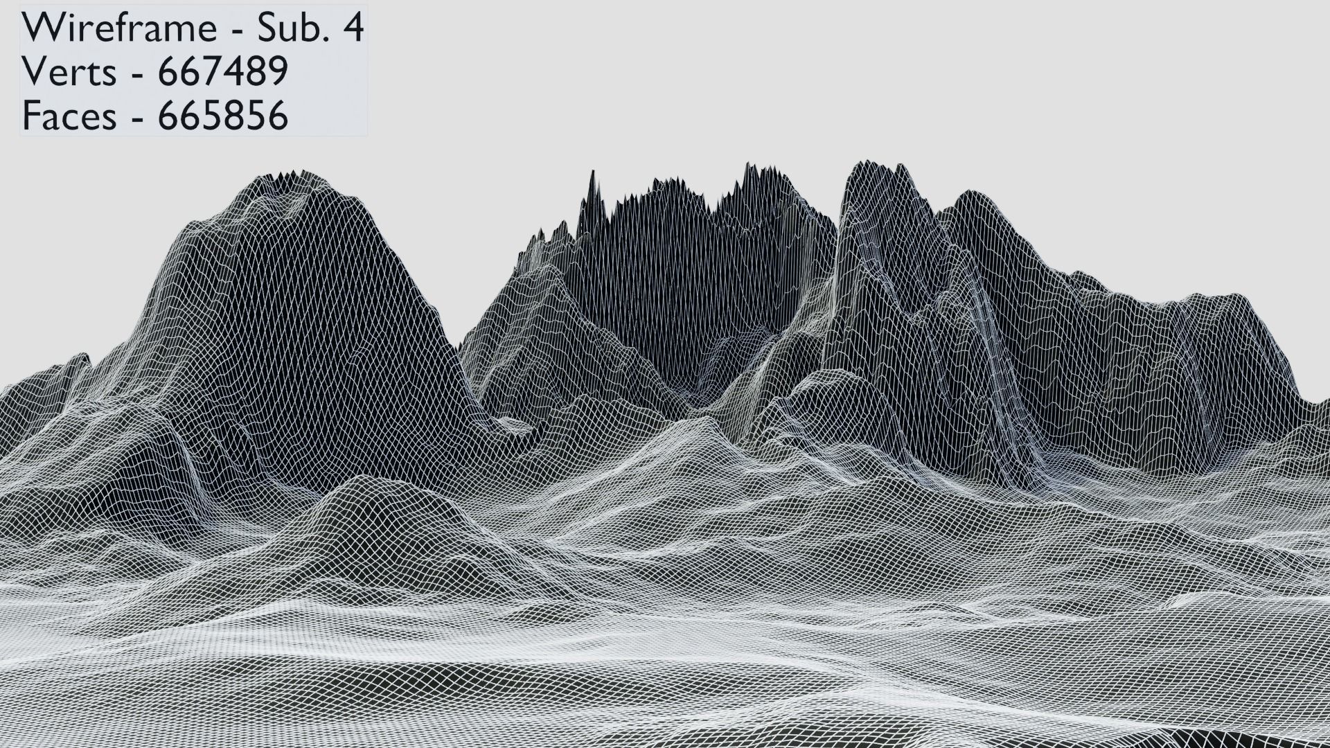 Mountain Terrain Collection 1 3D model_102