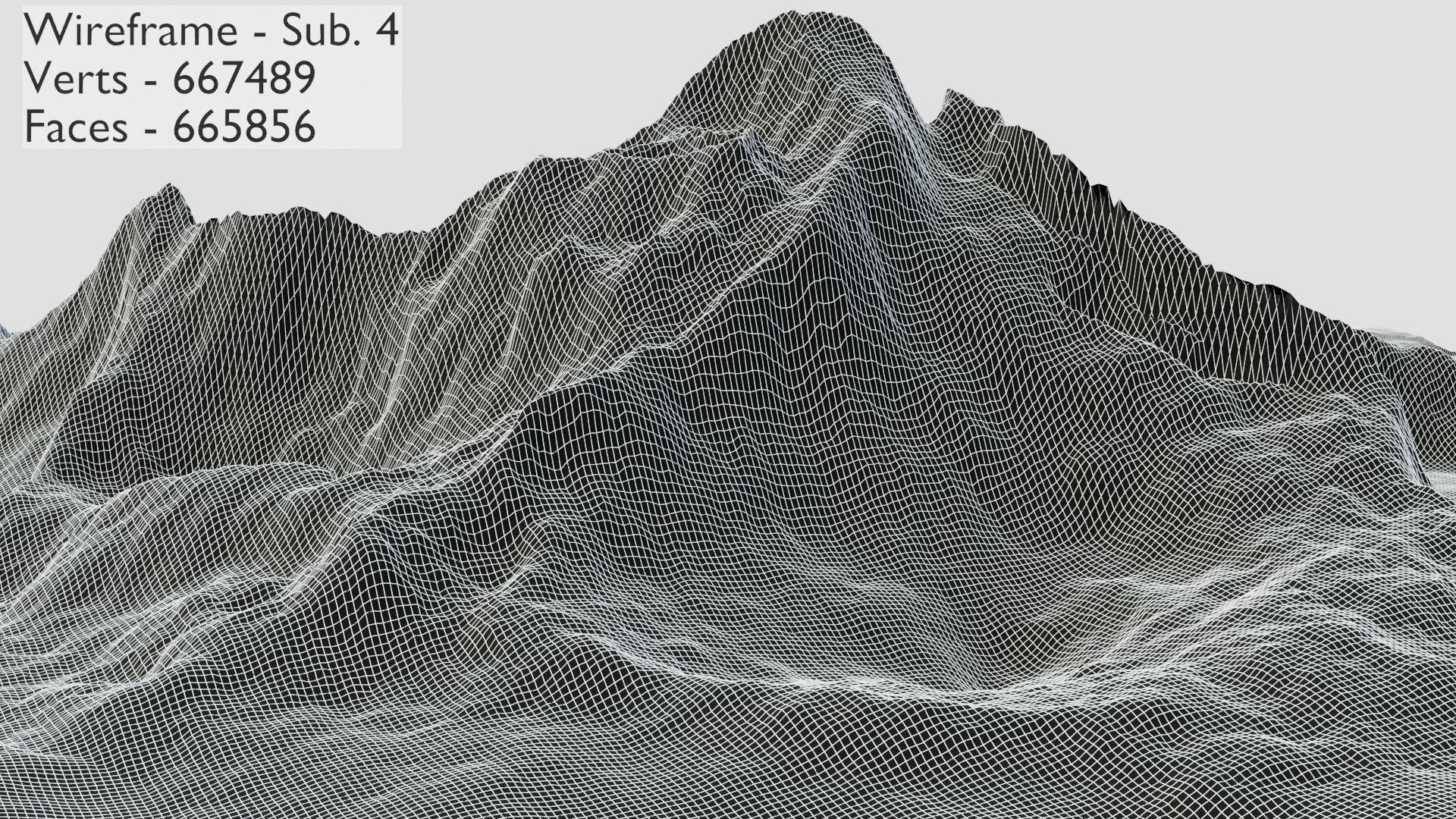 Mountain Terrain Collection 1 3D model_30