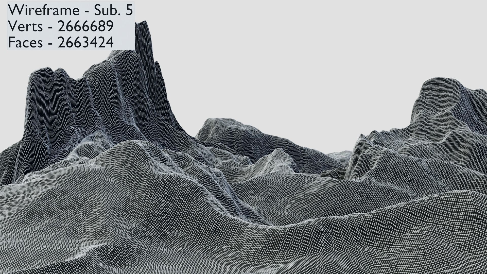 Mountain Terrain Collection 1 3D model_17