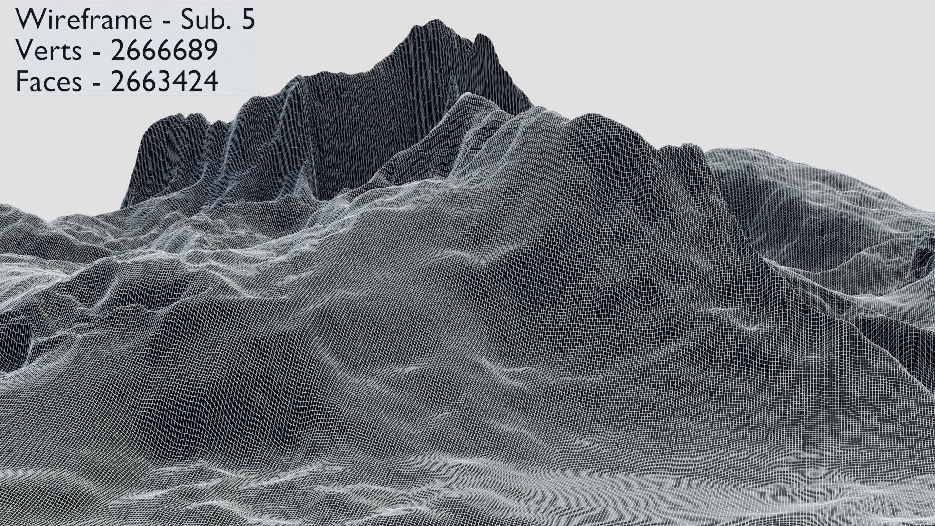 Mountain Terrain Collection 1 3D model_15