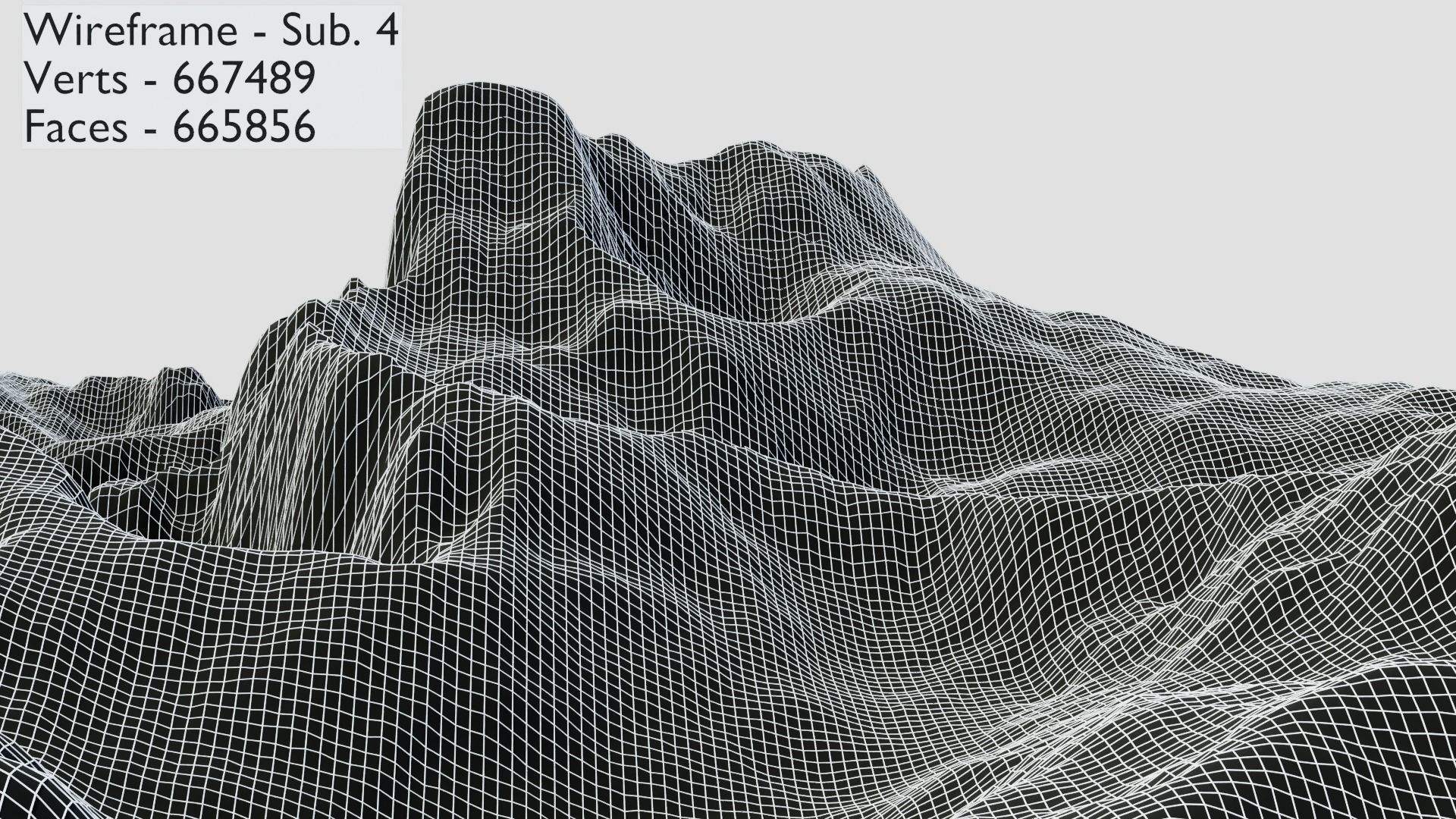 Mountain Terrain Collection 1 3D model_7