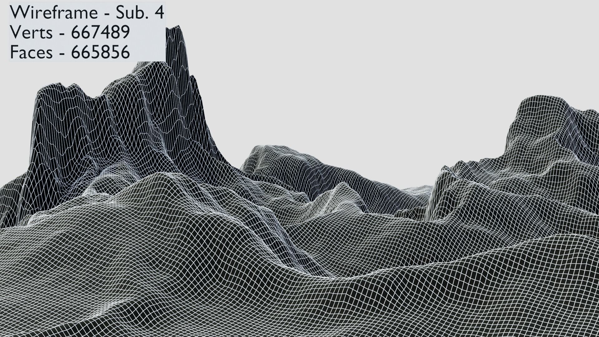 Mountain Terrain Collection 1 3D model_11