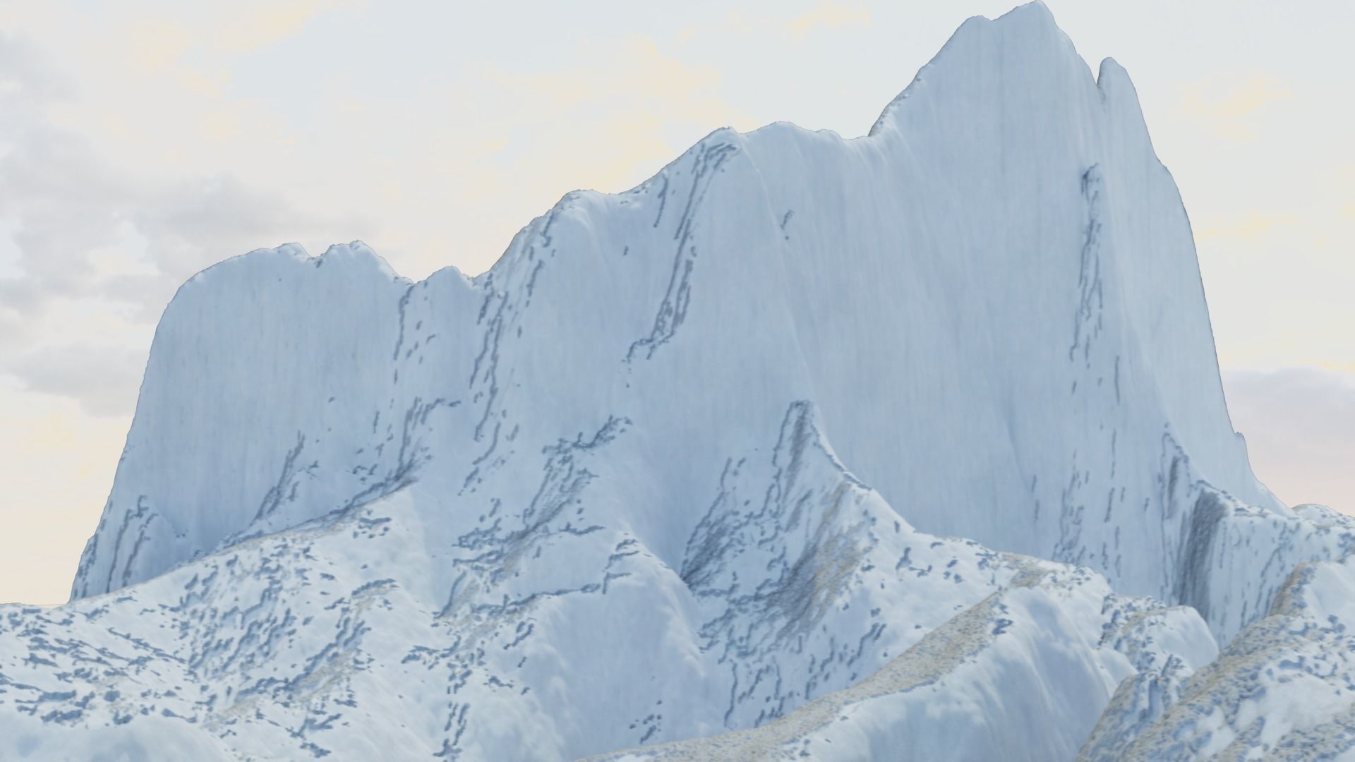 Mountain Terrain Collection 1 3D model_4