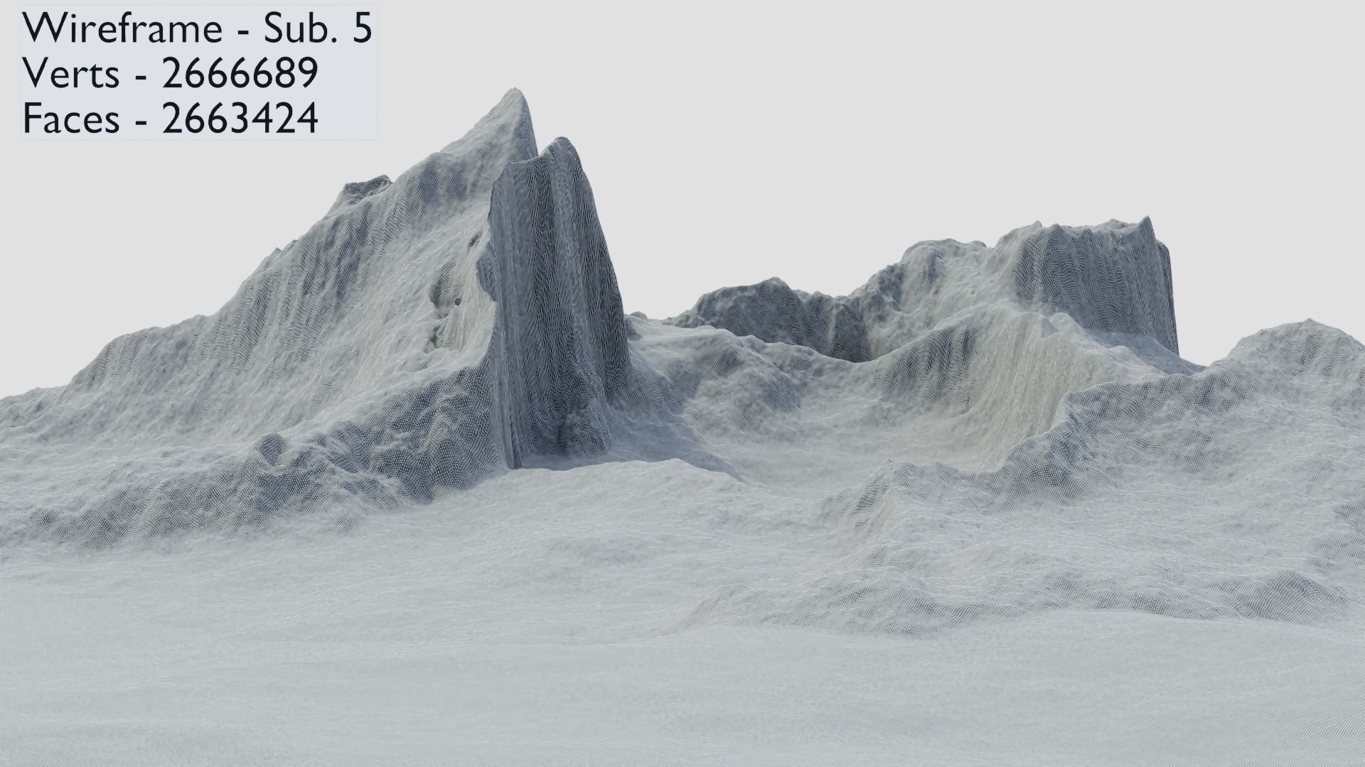 Mountain Terrain Collection 1 3D model_43