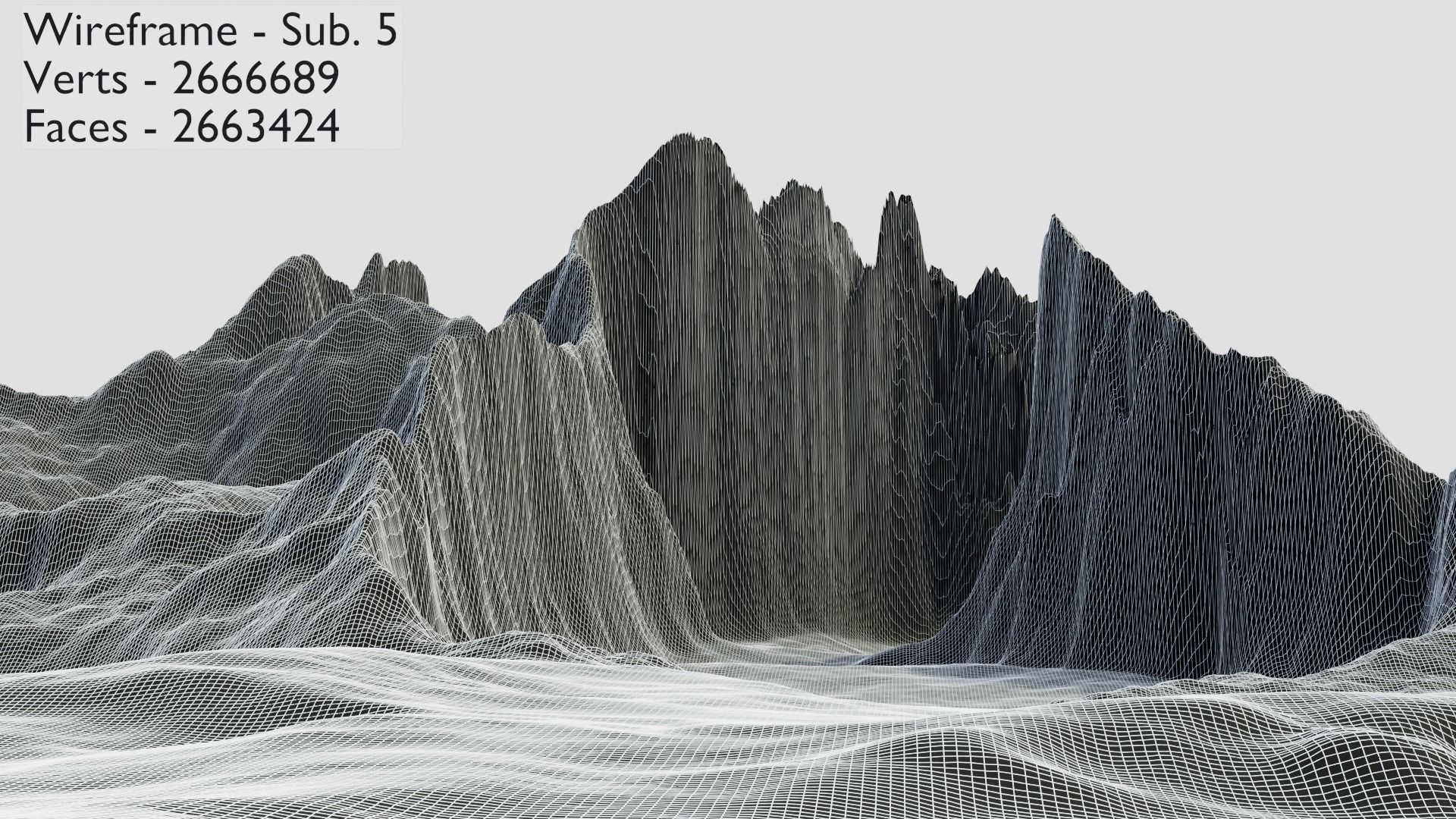 Mountain Terrain Collection 1 3D model_111