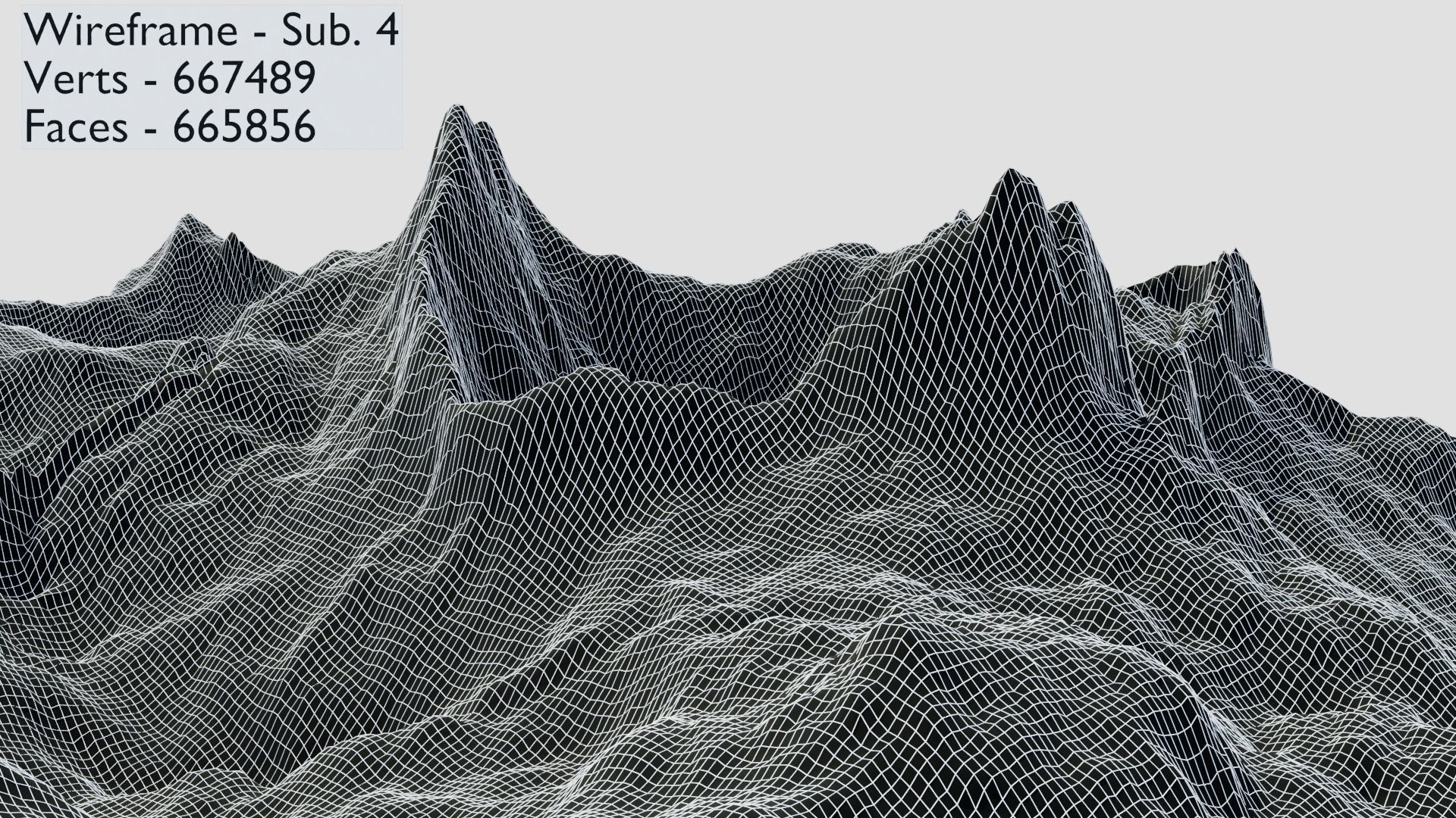 Mountain Terrain Collection 1 3D model_55