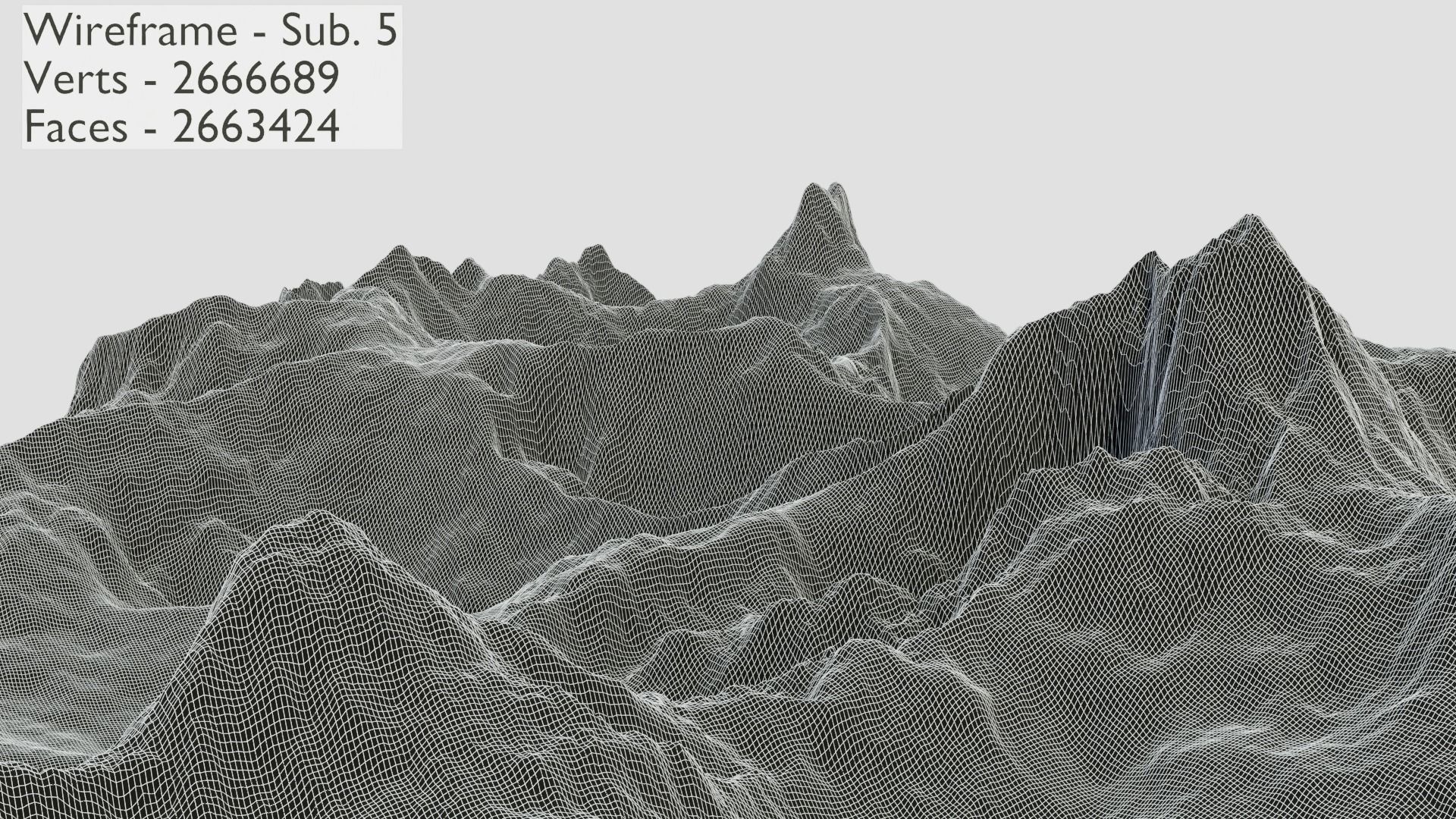 Mountain Terrain Collection 1 3D model_64