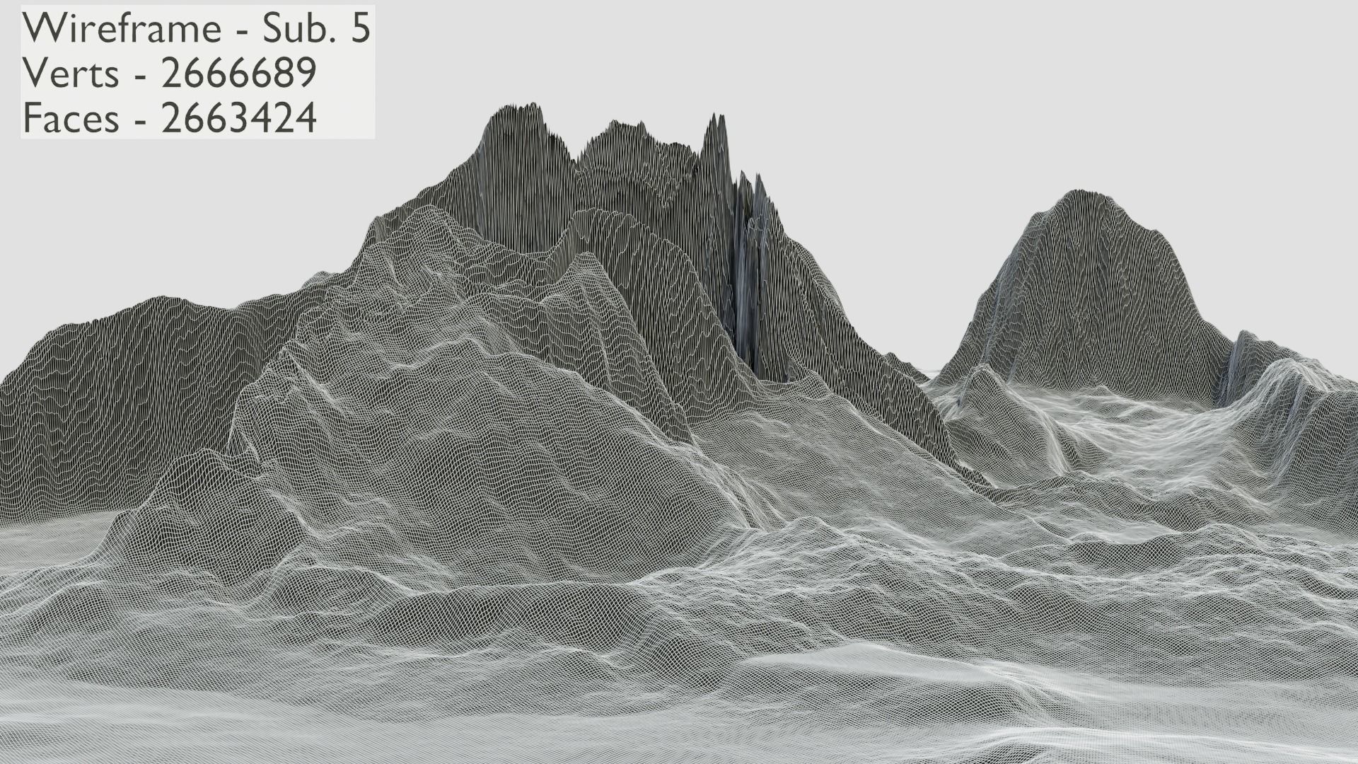 Mountain Terrain Collection 1 3D model_112