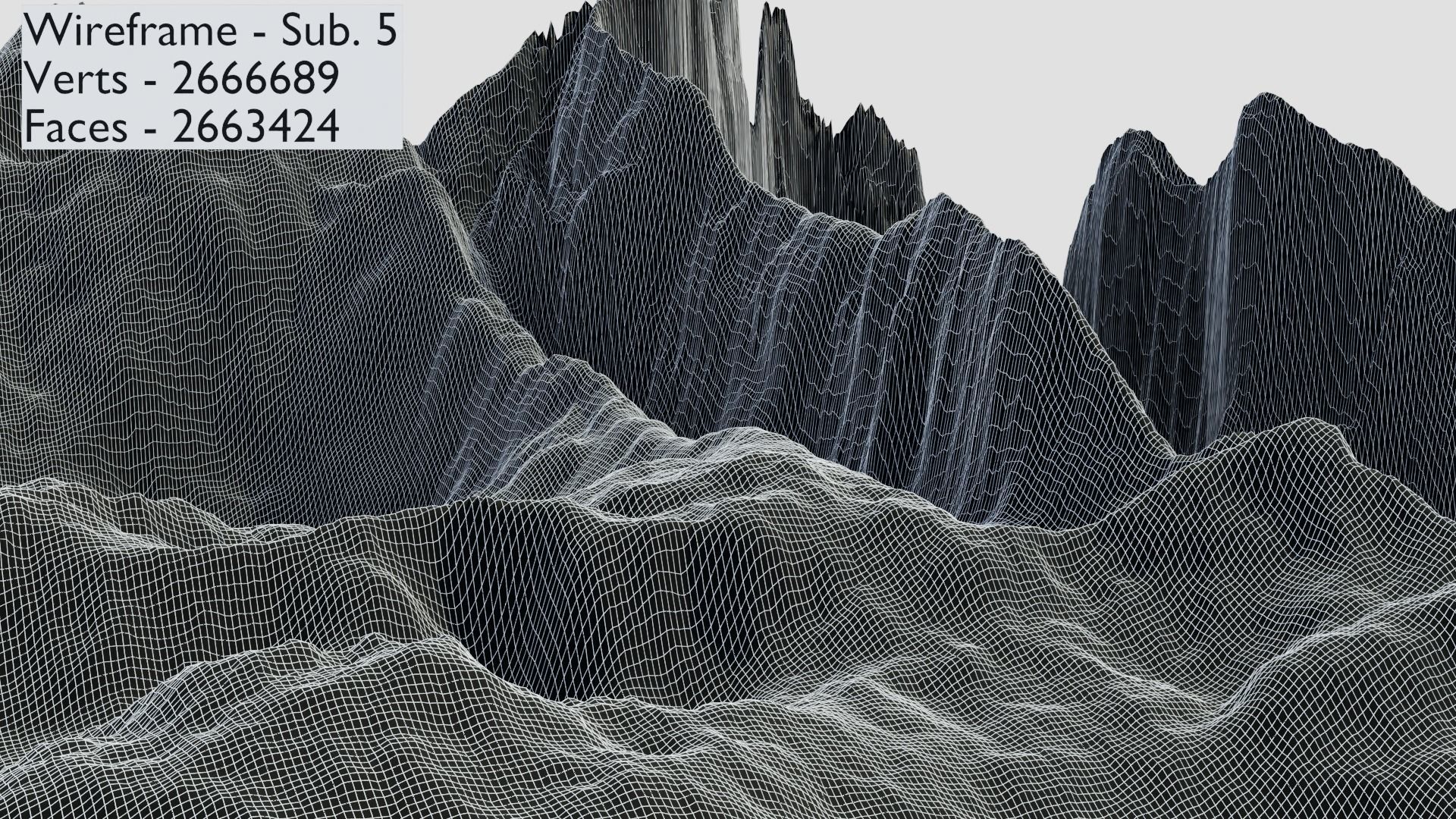 Mountain Terrain Collection 1 3D model_113