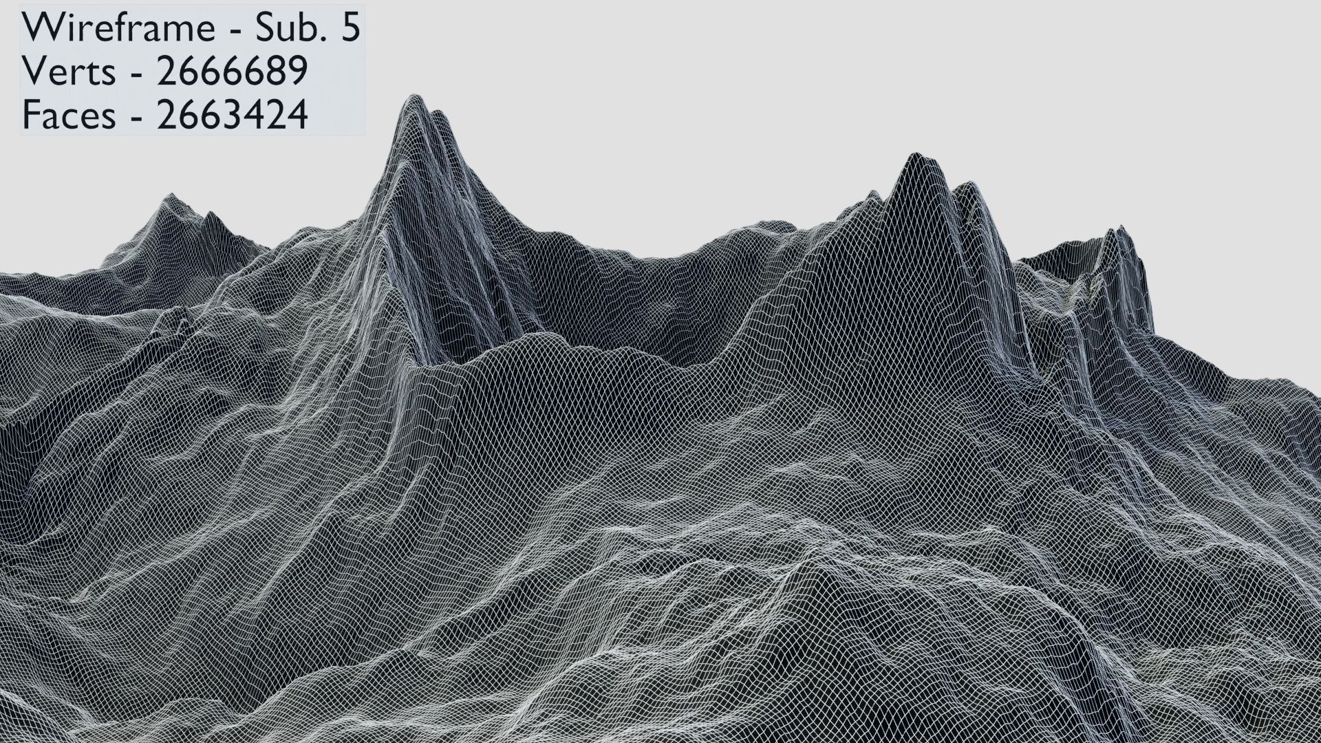 Mountain Terrain Collection 1 3D model_61