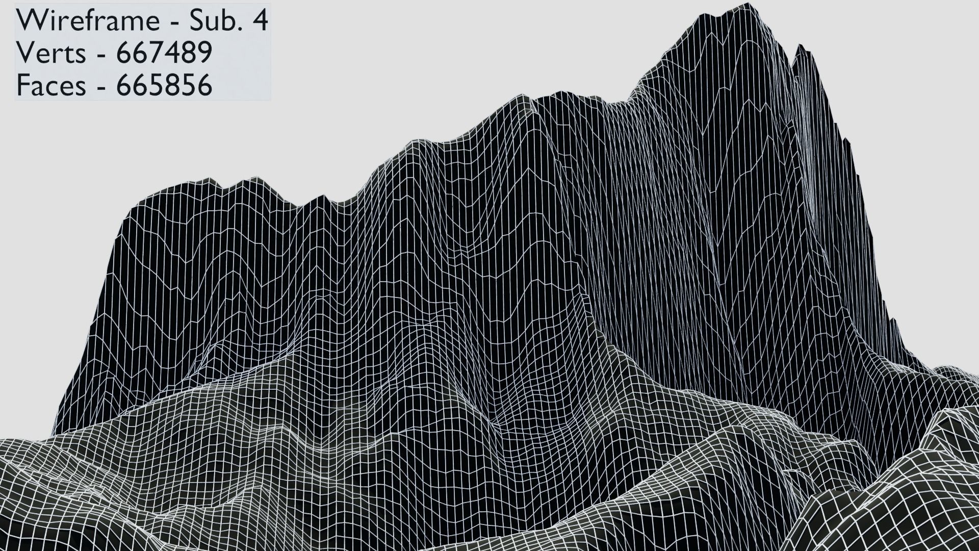 Mountain Terrain Collection 1 3D model_10