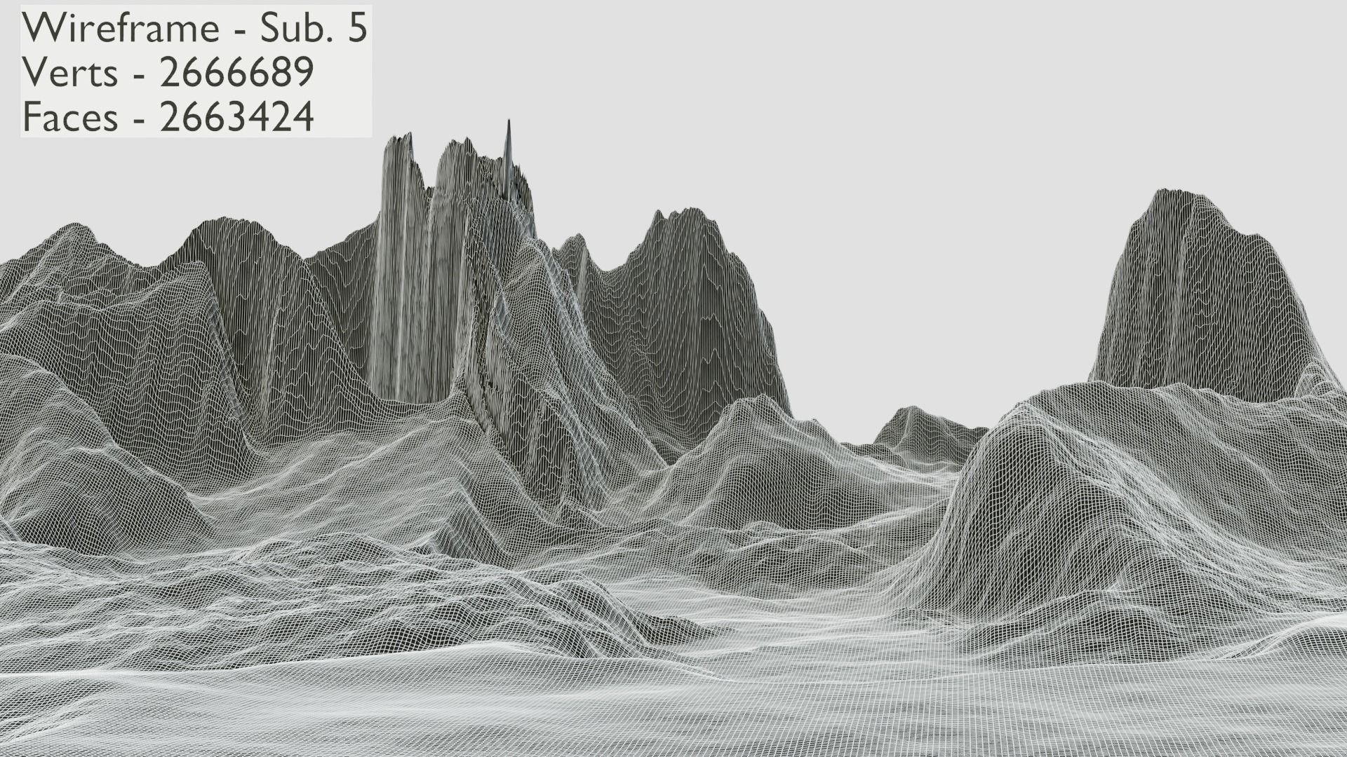 Mountain Terrain Collection 1 3D model_110