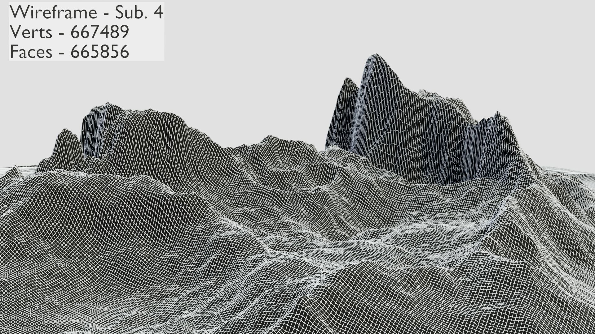 Mountain Terrain Collection 1 3D model_34