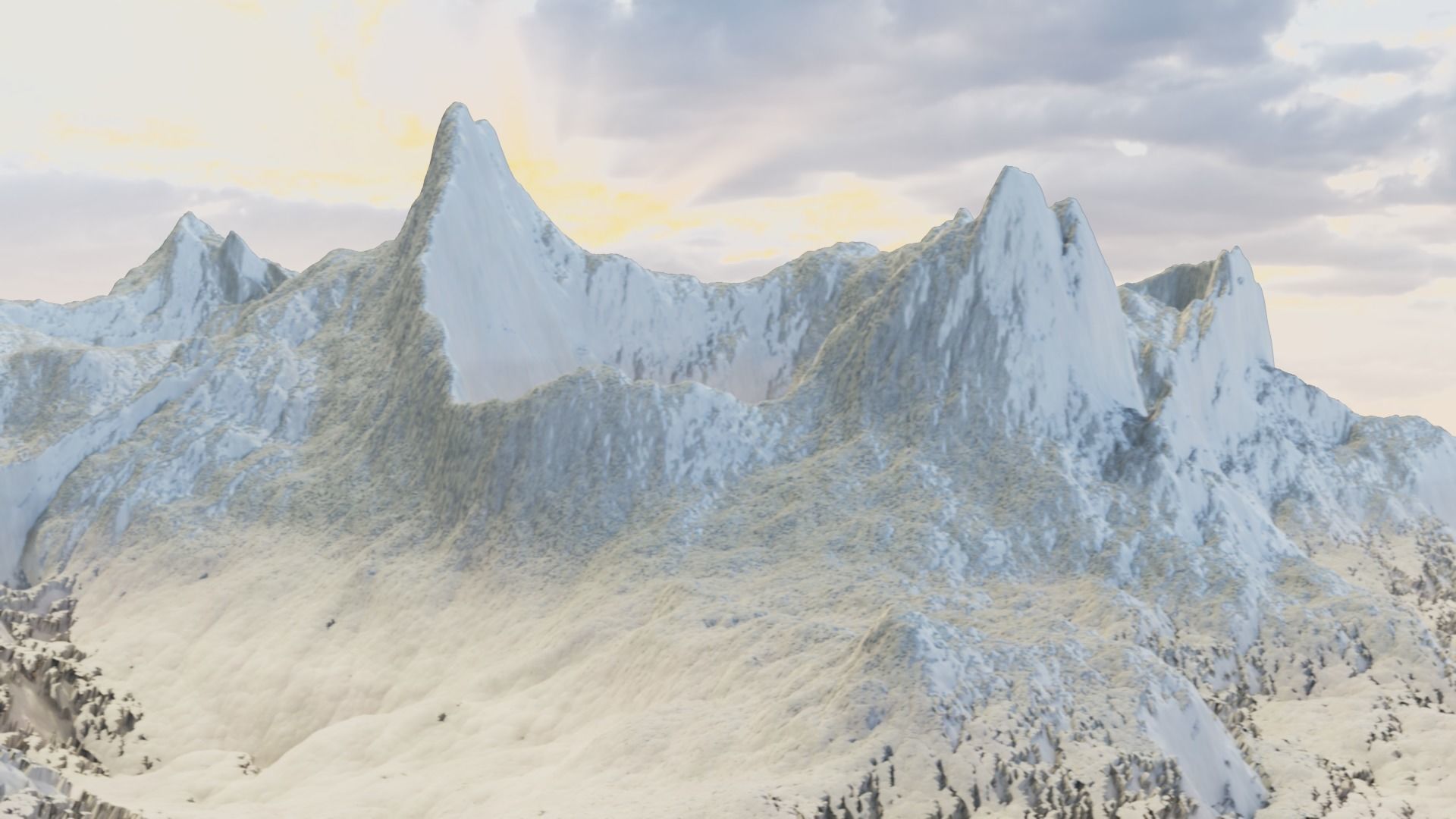 Mountain Terrain Collection 1 3D model_49