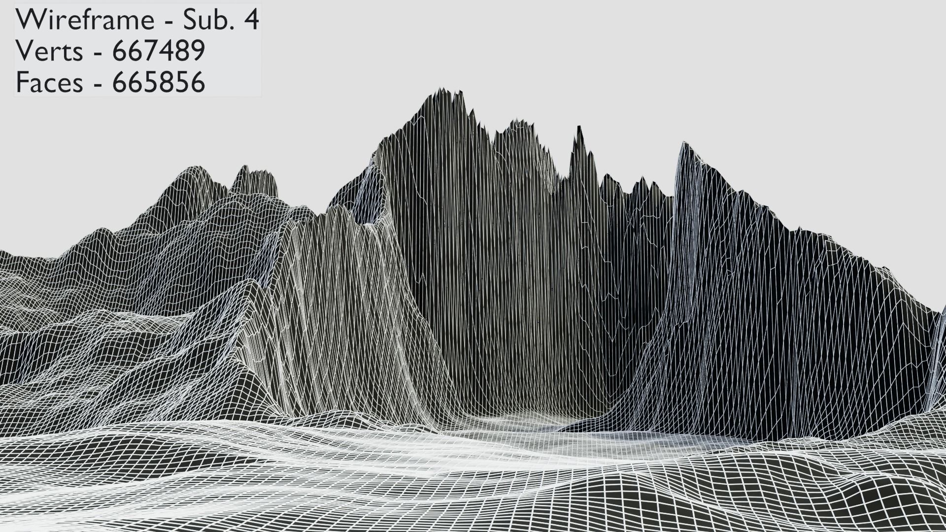 Mountain Terrain Collection 1 3D model_105