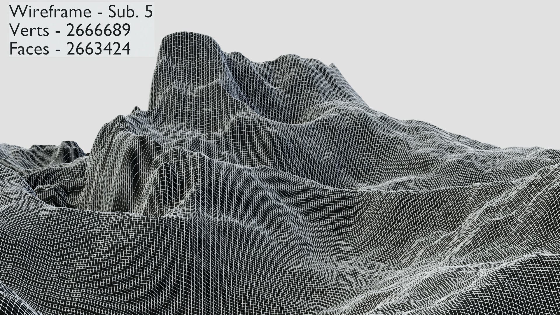 Mountain Terrain Collection 1 3D model_13